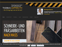 Tablet Screenshot of kofferath.de